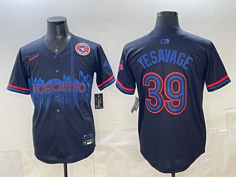 Men 2025 Toronto Blue Jays #39 Yesavage Blue Game Nike MLB Jersey style 050